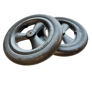 8x1in Primo Caster Wheels 1in Hub Width and 5/16 in Bearings Solid Tire 1Pair Us